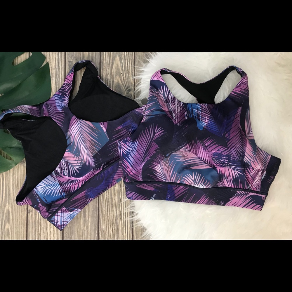 Yelete Active Palm Print Sports Bra $30